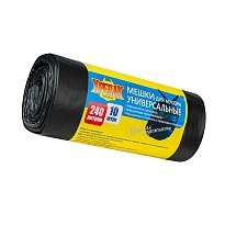 Мешки для мусора 240 л, черные, в рулоне 10 шт., ПНД 40 мкм, 1250х1000 мм, Крепак, 4607075710153 в Орле Мешки для мусора 240 л, черные, в рулоне 10 шт., ПНД 40 мкм, 1250х1000 мм, Крепак, 4607075710153 в Орле