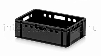 Ящик для мяса и колбасных изделий Е-2 черный в Орле Ящик для мяса и колбасных изделий Е-2 черный в Орле