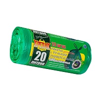 Мешки для мусора 20 л, биоразлагаемые, с ручками, черные, в рулоне 30 шт., ПНД, 10 мкм, 550х440 мм, Крепак, 4607075710047 в Орле Мешки для мусора 20 л, биоразлагаемые, с ручками, черные, в рулоне 30 шт., ПНД, 10 мкм, 550х440 мм, Крепак, 4607075710047 в Орле