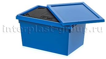 Изотермический контейнер KV 6432 в сборе с крышкой голубой в Орле Изотермический контейнер KV 6432 в сборе с крышкой голубой в Орле