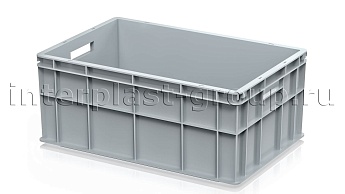 Ящик для молока, мяса, овощей и фруктов сплошной серый в Орле