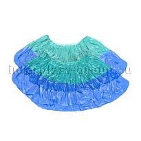 Бахилы бирюзово-синие 1000 шт (500 пар), 64 мкм, двойная подошва, двойная резинка, Особопрочные+ в Орле