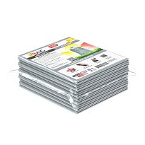 Мешки для мусора 160 л, светло-серые, в пачке 10 шт., ПВД, 40 мкм, 900х1100 мм, i-Bag в Орле